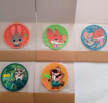 주토피아2 클리어 러버 코스터 전 5종 컴프 세트