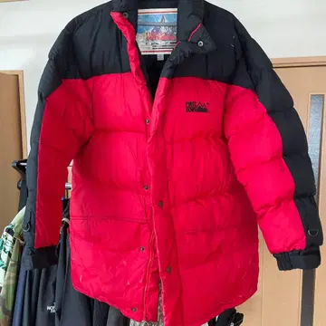 FIRST DOWN 다운 자켓 L 사이즈 레드/블랙