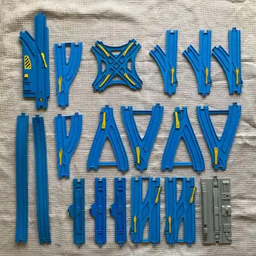 프라레일 세트 9 레일 모듬 19점 일부 변색 있음