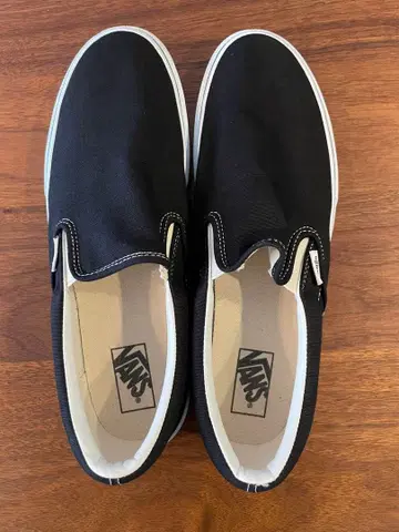 VANS 블랙 슬립온 신발