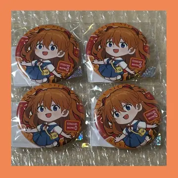 에반게리온 선샤인 시티 프린스 호텔 가챠 캔뱃지 아스카