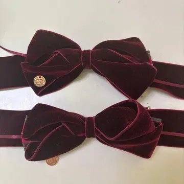 mayla classic 리본 헤어핀 리본 마스크 참 장식 세트