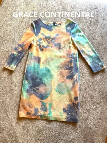 GRACE CONTINENTAL 그레이스 콘티넨탈 올 패턴 원피스 36