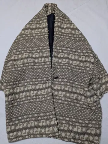 peu pres 푸프레 음표 패턴 하오리 자켓