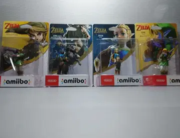 젤다의 전설 amiibo 피규어 4체 세트 미사용 새상품