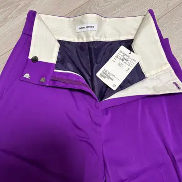 [ 미사용 새상품 ] EMMEL REFINES 퍼플 슬랙스