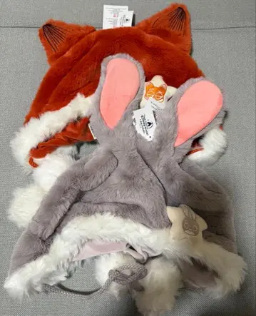 상하이 디즈니 주토피아 팬캡 닉 주디 세트