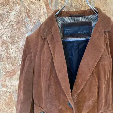 AE9299 ZARA BASIC 테일러드 자켓 카멜 여성용