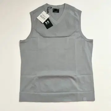 택 포함 새상품 언더아머 니트 베스트 L 그레이 남성용 스웨터