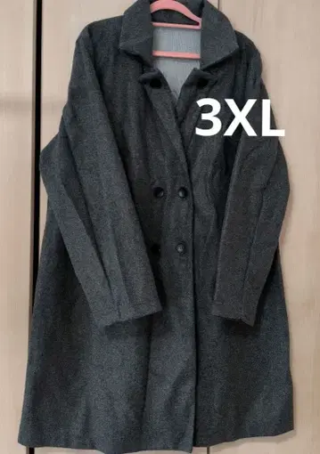 새상품 그레이 체스터 코트 빅 사이즈 3XL