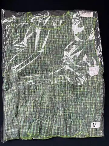 TORICO 토리 아다치 유미 상의 Shirring Check Tops