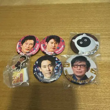 오오이즈미 요 씨, 스즈이 타카유키 씨 등 배지 6개 세트