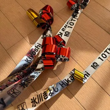 히카와 키요시 메탈릭 은색 테이프