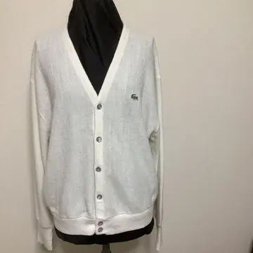 라코스테 IZOD 미국제 가디건 XL 화이트