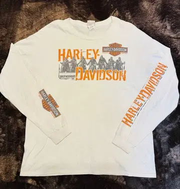 새상품급 할리데이비슨 롱T셔츠 XL 롱T 빈티지 구제 의류