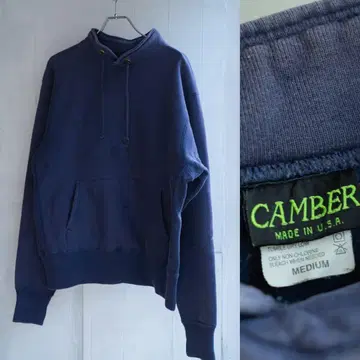 90s USA CAMBER | 퍼플네이비 | 레어 모크넥 | 리버스형