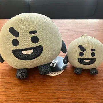 BT21 shooky 데님풍 원단 대소 세트