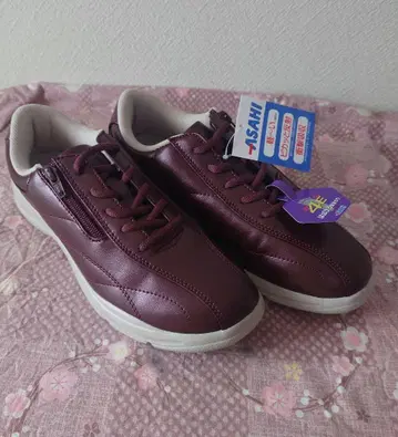 [아사히 슈즈] 경량 발볼 넓은 캐주얼 워킹화 25.0