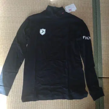 블랙 터틀넥 긴팔 셔츠 사이즈 5