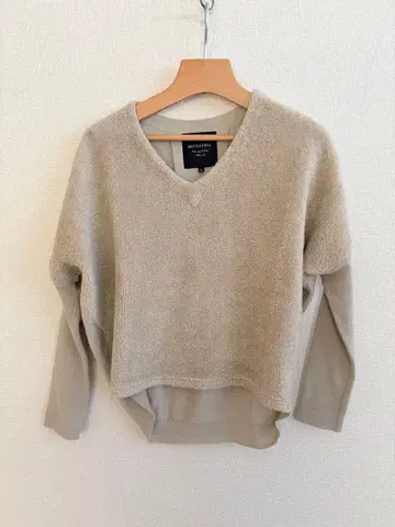 야마다야 MICA&DEAL 절개 푸들 니트