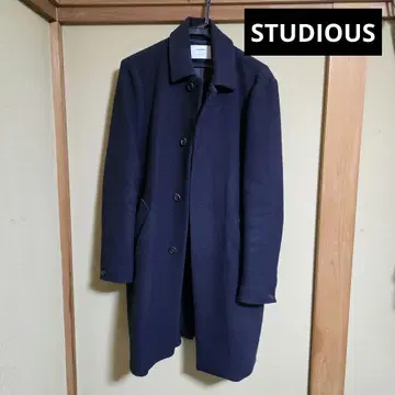 STUDIOUS 스텐카라 코트 네이비 사이즈 2
