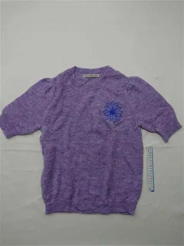 마르디메크르디 반팔 니트 퍼플 계열 여성용