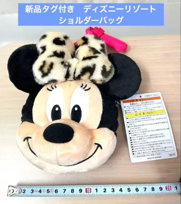 미니 레오파드 무늬 표범 무늬 레오파드 숄더백 디즈니 리조트