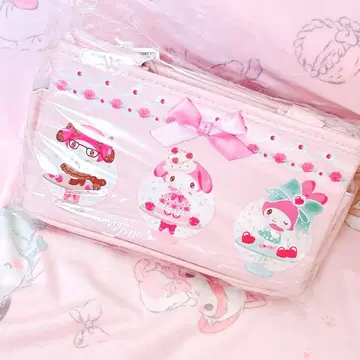 마이멜로디 스위트 룩북 화장품 바스켓 수납 소품함