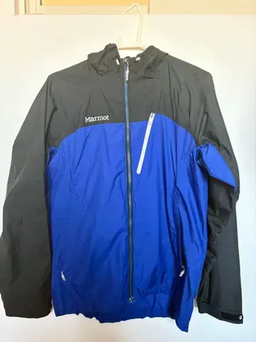 Marmot 후드 부착 마운틴 후드티 파랑/블랙