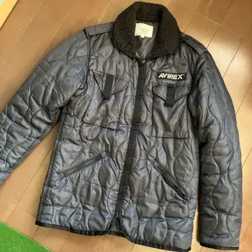 연말 가격 인하 AVIREX 밀리터리 자켓 L 블랙