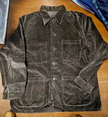 무료배송/새상품급 다크 브라운 코듀로이 커버올