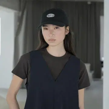 CAVEZA ROSSO STUDIO CAVEZA 서클 로고 캡 브라운