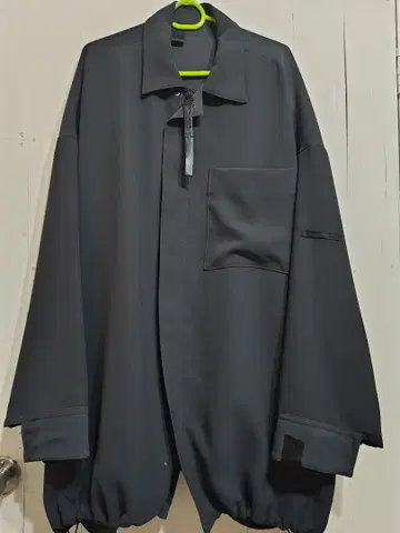 그레이 긴팔 셔츠 지퍼 포함