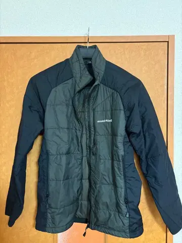 montbell 다운 자켓 블랙 카키