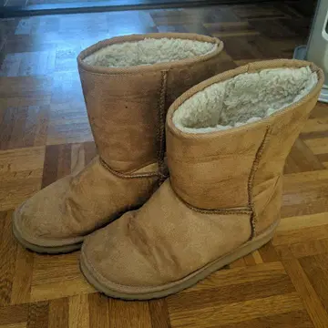 어그 부츠 베이지 스웨이드