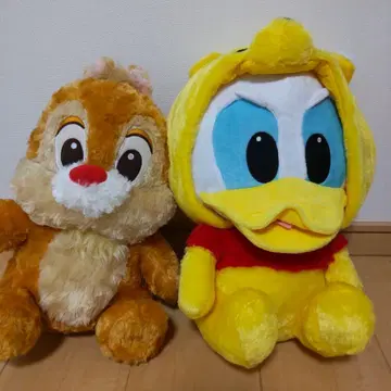 디즈니 도널드 덕 칩과 데일 인형옷 봉제 인형 빅 사이즈