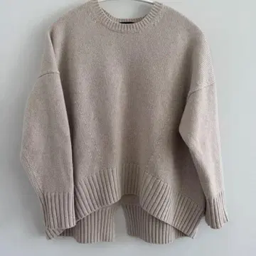 23구 ONWARD 울 캐시미어 블렌드 긴팔 니트 베이지