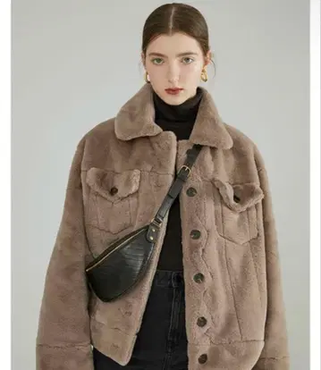 [Fano Studios] [2020AW] 실루엣 퍼 자켓