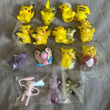 피카츄 포켓몬 키즈 소프트 비닐 손가락 인형 피규어 몬코레 겐가