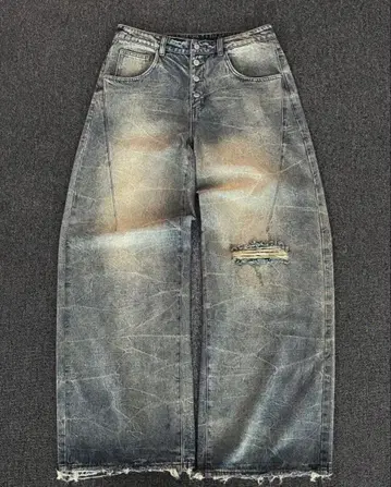 빈티지 배기 데님