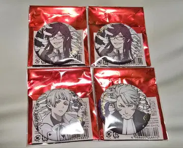 흑집사 블랙 라벨 캔뱃지 4개 세트