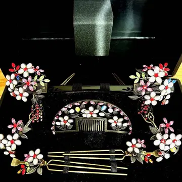 신부 헤어콤 문금 타카시마다 일본 머리 6세트