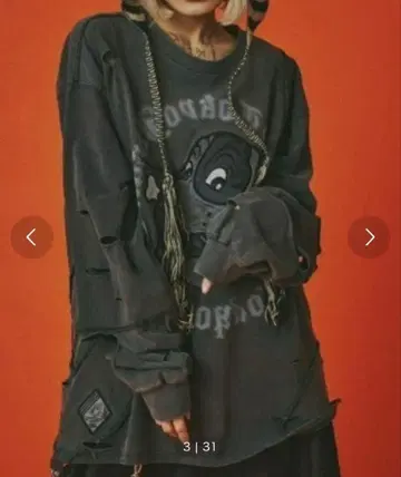 [ GALFY ] 츠기하기론TEE / [ 갈피 ] 로고 긴팔T셔츠 대형견