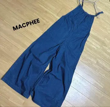 MACPHEE 데님 오버롤