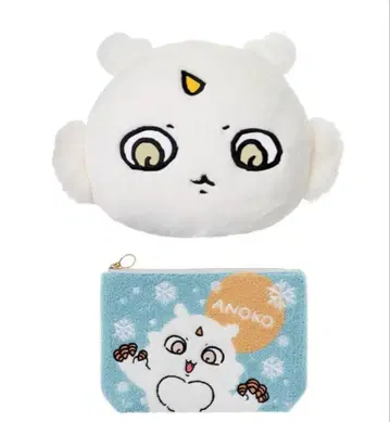 애니마인 복권 치이카와 (먼작귀) 2025 D상 쿠션 파우치 2세트