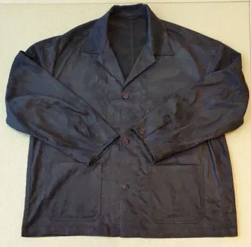 ADAM ET ROPE 페이크 스웨이드 빅 실루엣 커버올 블랙