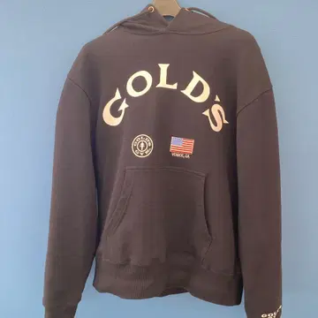 [ 한정품-인기 ] 별주 GOLD'S GYM 블랙 후드티