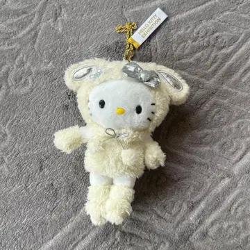 키티전 눈토끼 마스코트 홀더 키링