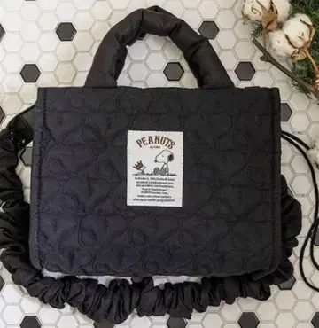 스누피 2WAY QUILTING BAG