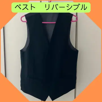 수트 베스트 블랙 그레이 슬리브리스